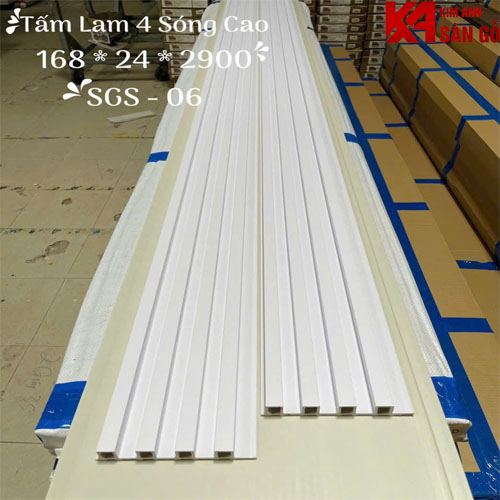 Tấm Ốp Tường Lam 4 Sóng Cao SG-06
